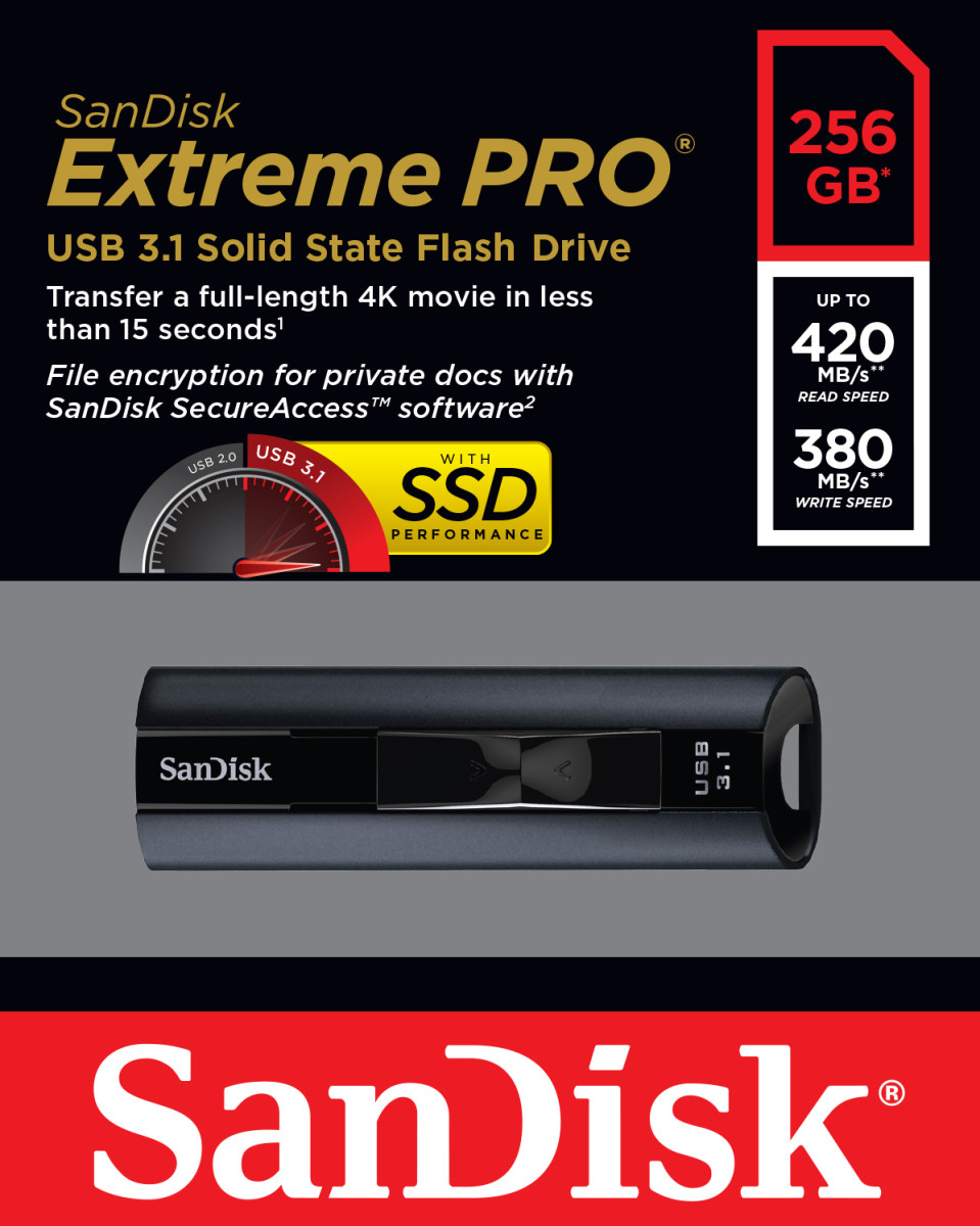 FD 256GB Extreme Pro USB3.1