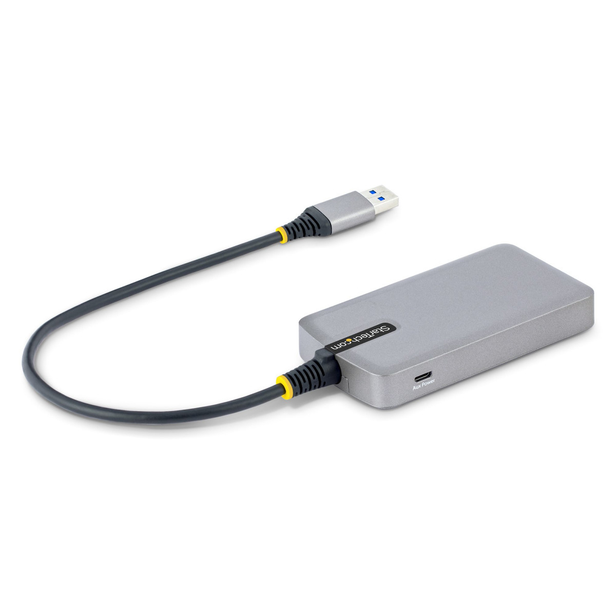 3-Port USB Hub w/ GbE Ethernet Adapter
