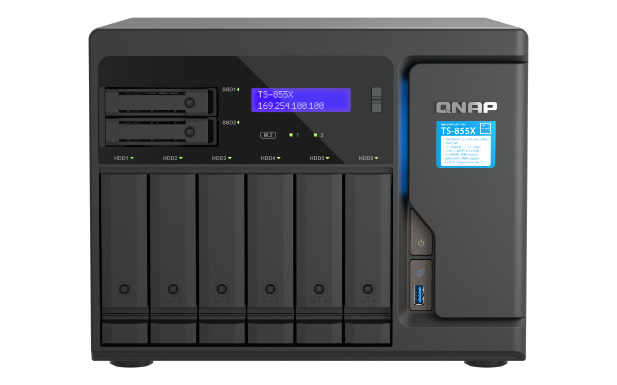 TS-855X-8G 8-Bay NAS Intel