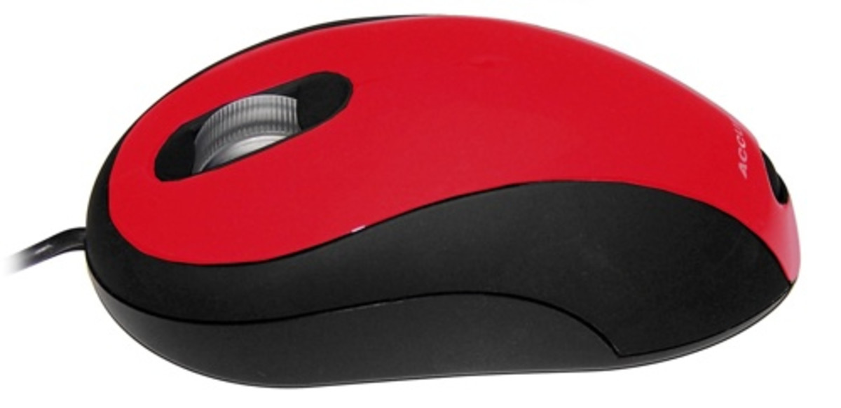 Accuratus Image Red Usb Optical Mouse