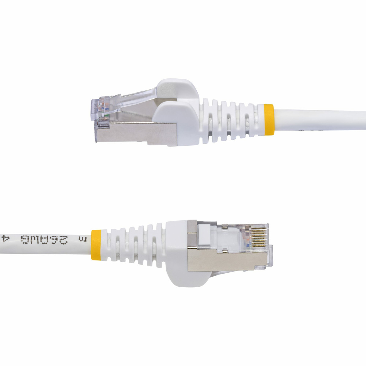 1m White CAT8 Ethernet Cable - LSZH