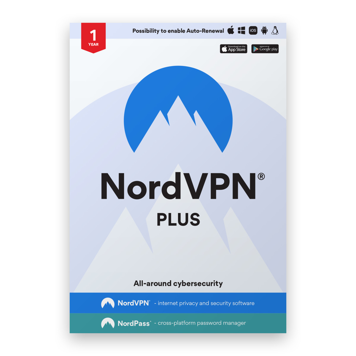NordVPN Plus - 1Y Cybersecurtiy Package