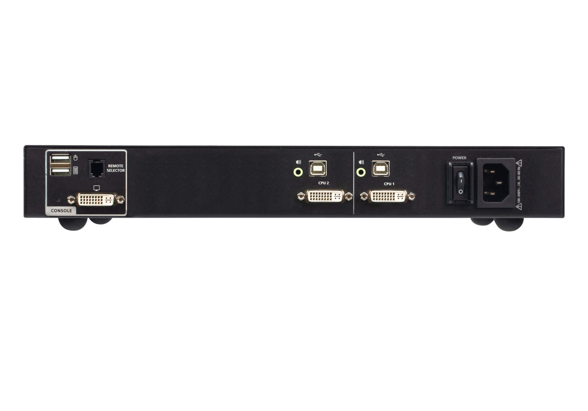 2P USB Single DVI  PP4 Secure KVM
