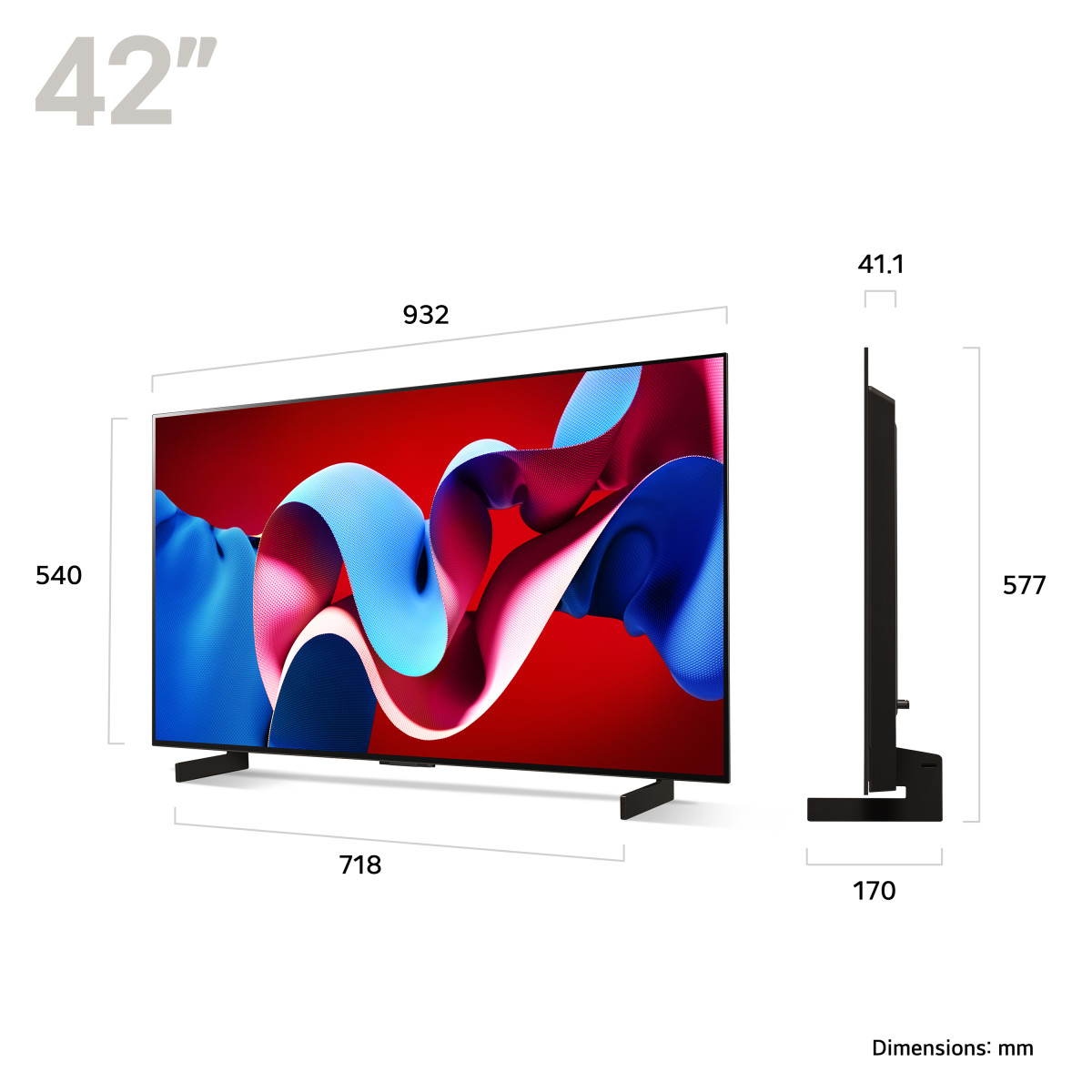 OLED evo C4 42 4K Smart TV 2024