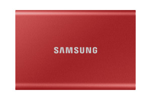 Samsung, SSD Ext 2TB T7 USB3.2C G2 Red