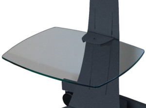 AXGS Axia Glass Shelf 500x400mm