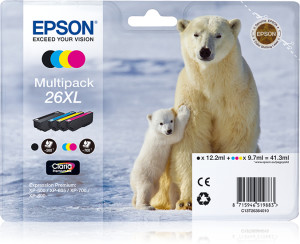 Epson, 26XL Black Colour Ink Multi