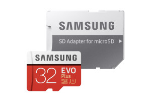 Flash Card 32GB Evo Plus Micro-SD w/a