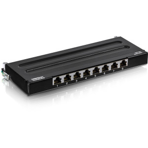 TRENDnet, 8-Port Cat6a Shielded Wall Patch Panel