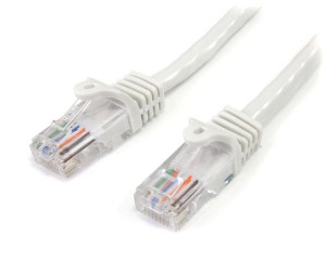 Startech, White Snagless Cat5e Patch Cable 5m Startech, White Snagless Cat5e Patch Cable 5m