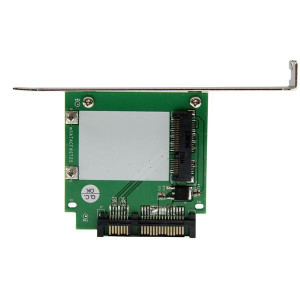 SATA- mSATA SSD Adptr w/Full & LP Brkts