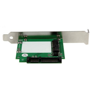 SATA- mSATA SSD Adptr w/Full & LP Brkts