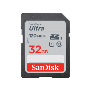 Sandisk, FC 32GB Ultra 120MB/s SD HC 3pk
