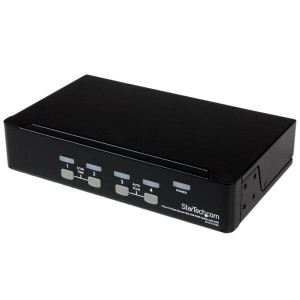 Startech, 4 Port 1U Rack Mount USB KVM Switch