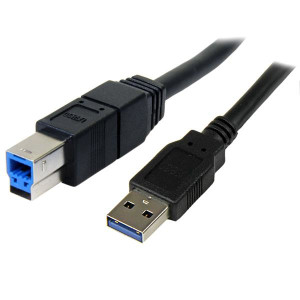 Startech, 3m Black SS USB 3.0 Cable A to B