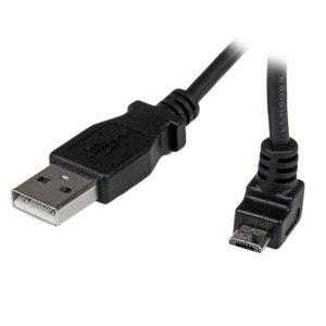 Startech, 1m Micro USB Cable - A-Up Angle Micro B