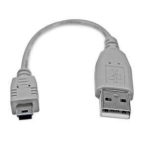 Startech, 6in Mini USB 2.0 Cable - A to Mini B