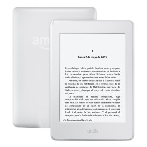 Kindle Paperwhite White & PU Black Cover