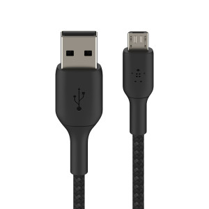 Belkin, Micro-USB to USB-A CableBraided 1M Black
