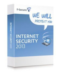 F Secure, INTERNET SECURITY (1 YEAR 3 PC's)