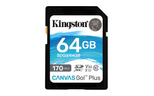 Kingston, FC 64GB SDXC Canvas Go Plus C10 UHS-I