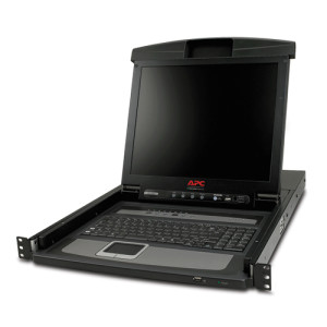 APC, LCD Console with 8 Port Switch