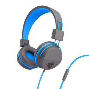 JLab Audio, Folding Kids Headphones Blue/Grey