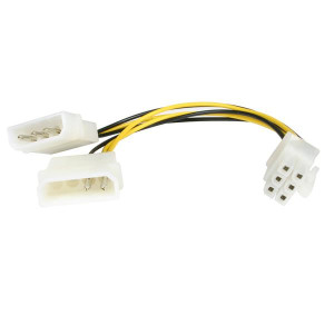 6 LP4-6Pin PCI Expr VC Power Cable Ad