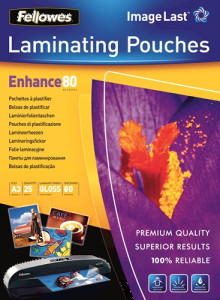 Fellowes, Il laminating Pouch 80MIC A3 25PK Fellowes, Il laminating Pouch 80MIC A3 25PK