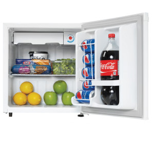 45L Fridge Freezer White