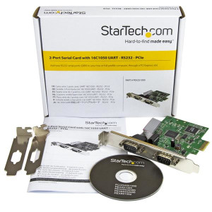 2-Port PCIe Serial Card w/ 16C1050 UART