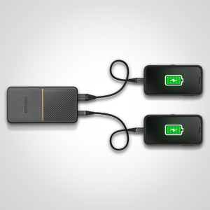 Power Bank 10K MAH USB AC 18W USBPD BLK