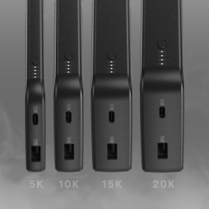 Power Bank 10K MAH USB AC 18W USBPD BLK