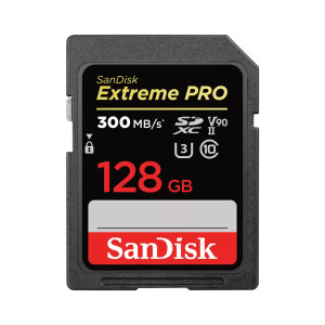Sandisk, FC 128GB Ext Pro CL10 U3 V90 SDHC 300MBs