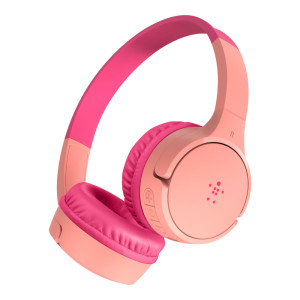 Belkin, Wireless On-Ear Headphones for Kids Pink