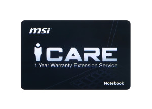 EU1-1Y Extension warranty card