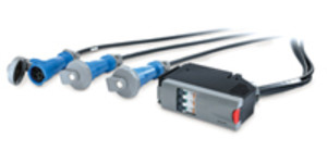 APC, PDM 3x1 Pole 3 Wire 32A 3xIEC309