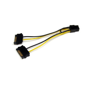 Startech, 6 SATA-6Pin PCIe V Card Pwr Cable Adpt