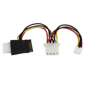 Startech, LP4-SATA Power Cable Adpt w/Floppy Power