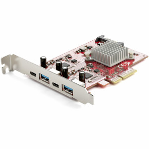 Startech, 4Port USB PCIe Card 10Gbps USB 3.1 2C/2A