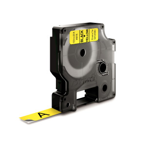 D1 Tape 12mm Black on Yellow