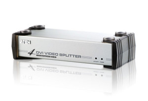 Aten, VS164 4-Port DVI/Audio Splitter Casc