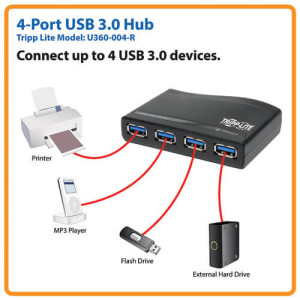 USB 3.0 Hub Super Speed - 4 Port