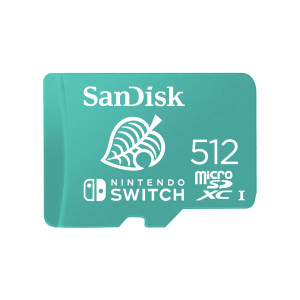 Sandisk, FC 512GB Nin V30 100MBs MicroSD XC +AD