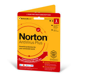 Norton, Antivirus Plus 2GB 1 Device 12MO