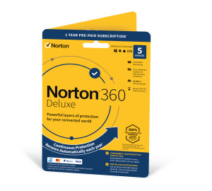 Norton, 360 Deluxe 50GB 5 Device 12MO