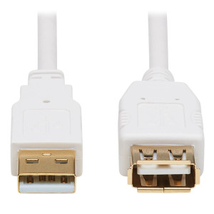 Tripp Lite, USB-A Antibacterial EXT CBL M/F 1.83m