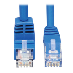 Tripp Lite, Cat6 Down Right Angle Slim M/M Blue 6M