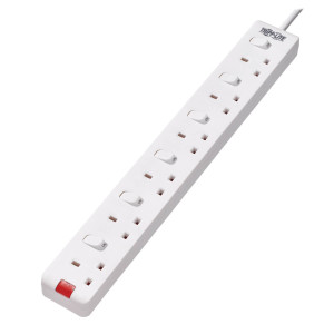 Power Strip 6-Outlet British Bs1363A 13A