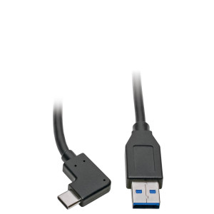 Tripp Lite, USB 3.1 Right Angle USB-C-USB-A M/M 1M